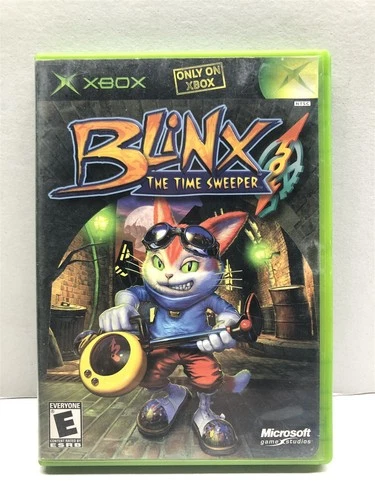 Blinx: The Time Sweeper (Microsoft Xbox, 2002) Complete Tested Working Free Ship