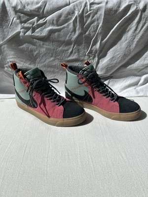 Neuwertige Nike SB Zoom Blazer Mid PRM Acclimate Jade Smoke   Größe 39/40