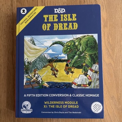 D&D X1 The Isle of Dread Hardcover 5E Conversion by Goodman Games