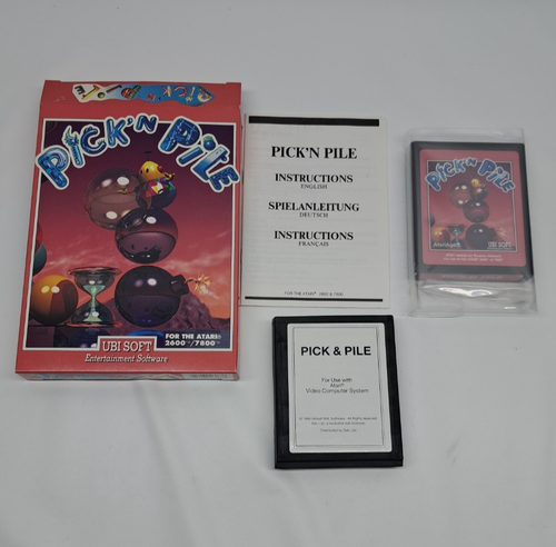 Pac-Man Atari 2600 NTSC - Complet Mais Boîte Abîmée
