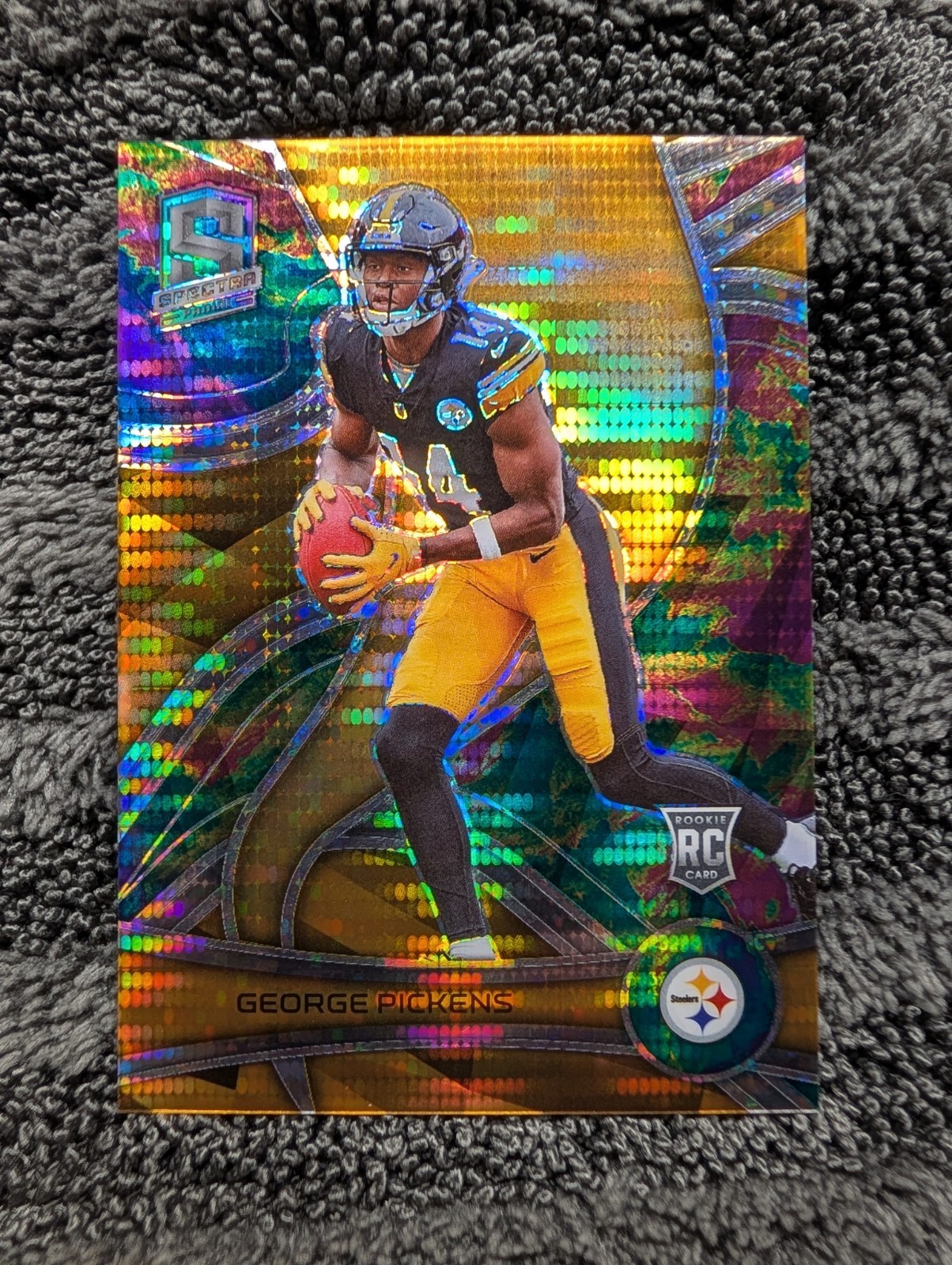 2022 Panini Spectra George Pickens Rookie - Celestial Prizm /99 #152