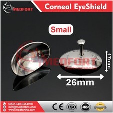 Medfort Corneal Eye Shield Small (Set of 2) Stainless Steel MIRROR FINISH
