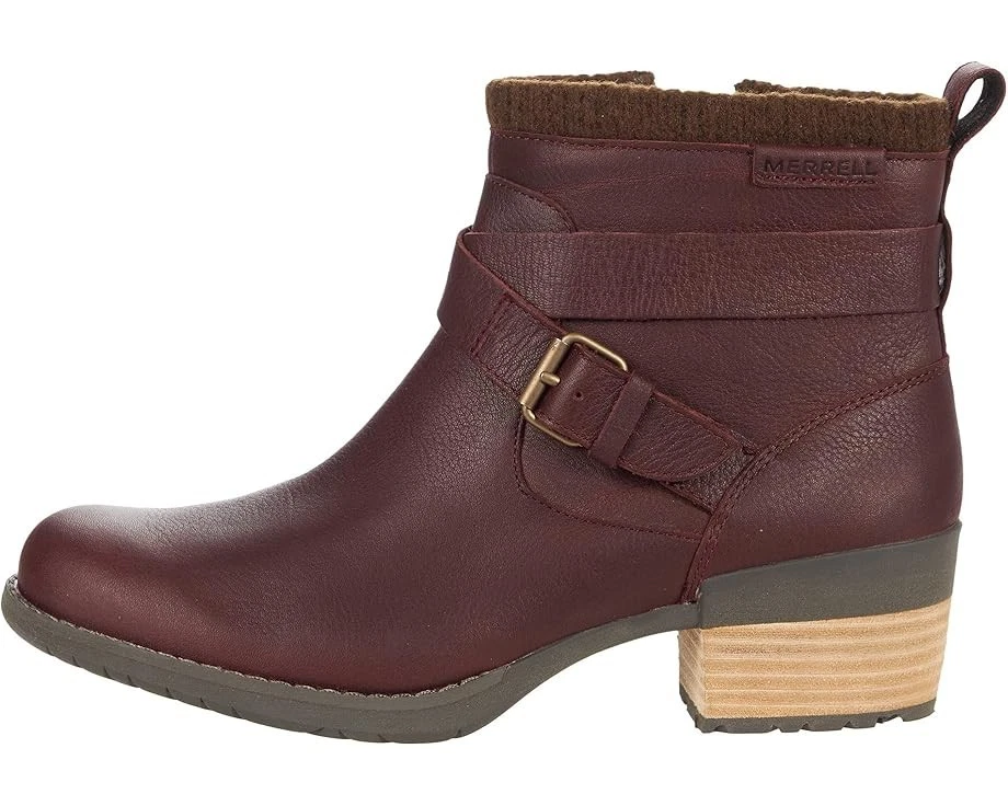 Bota impermeable Merrell® para mujer 8,5 M Shiloh II con cremallera en ladrillo Foto 2 de 4