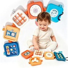 Busy Board for 1 Year Old Montessori Travel Toys for Toddler