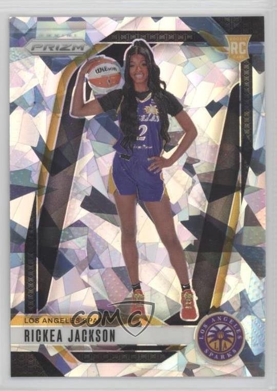 2024 Panini Prizm WNBA Ice Prizm Rickea Jackson #144 Rookie RC 1u6