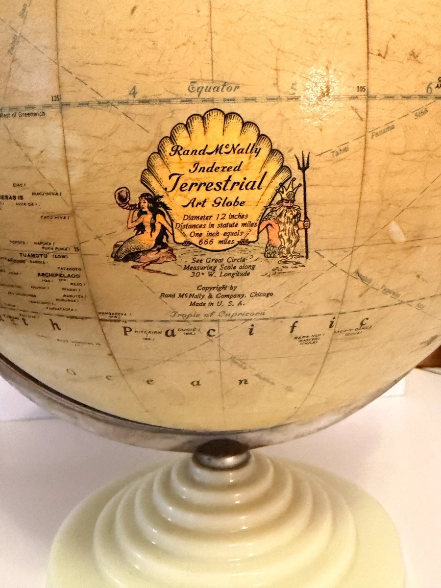Rand McNally & Co. 1940-1949 Date Range Antique Maps, Atlases