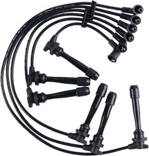 Set of 6 PCS Spark Plugs Wire Set 671-6263 6696 52030 RC-FDZ089 4L5Z12259A WR608