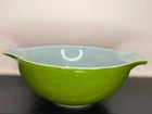 Vintage Pyrex Avocado Green 4 Qt Cinderella Mixing Bowl #444 USA