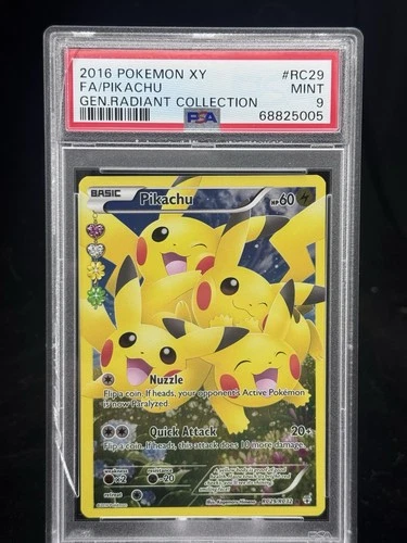 Pikachu #RC29/RC32 Pokémon XY Generations Radiant Collection *damaged* PSA 9 ⚡️