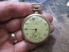 MENS OMEGA GOLDFILLED FANCY CASE NONRUNNING Pocket Watch
