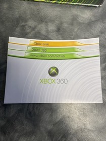 Xbox 360 Elite Box With Sealed Manuals (ONLY BOX AND MANUALS)(NO CONSOLE)