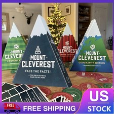 Mount Cleverest Edition Family Party Card Trivia Game for Birthday Gift JQ