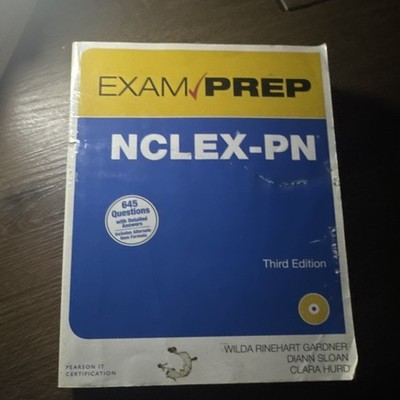 Pearson Exam Prep NCLEX-PN Third Edition Study Guide by Wilda Rinehart