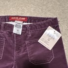 GUESS JEANS Girls Flare Corduroy Stretch Pants Purple Size 10 — photo 2