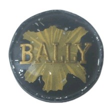 Schuhcremedose Bally mit Gebrauchsspuren