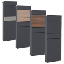 Standbriefkasten Briefkasten Postbox Postkasten in RAL7016 Anthrazit Zelsius