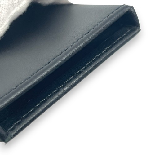Coach Structured Business Card Holder 4568 Black Leather w/ Box - Picture 9 of 23