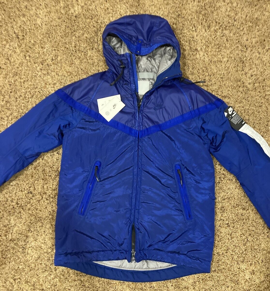 NikeLab X Stone Island Windrunner Jacket Hyper Blue 827915 NikeLab X Stone Island Windrunner Jacket Hyper Blue 827915