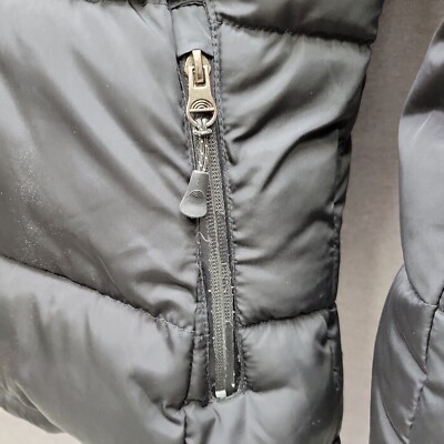 Southpole Antarctic Expedition Black Hooded Puffer Winter Coat