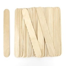 60 Pcs 8  Jumbo Popsicle Sticks for Crafts, Large Tongue Depressors Wood, Cra...