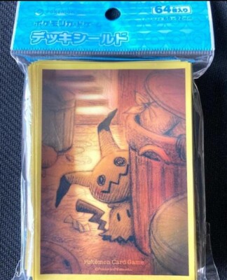 Pokemon Official Deck Shield Mimikyu 64 Sleeves Japan NEW Sleeve c