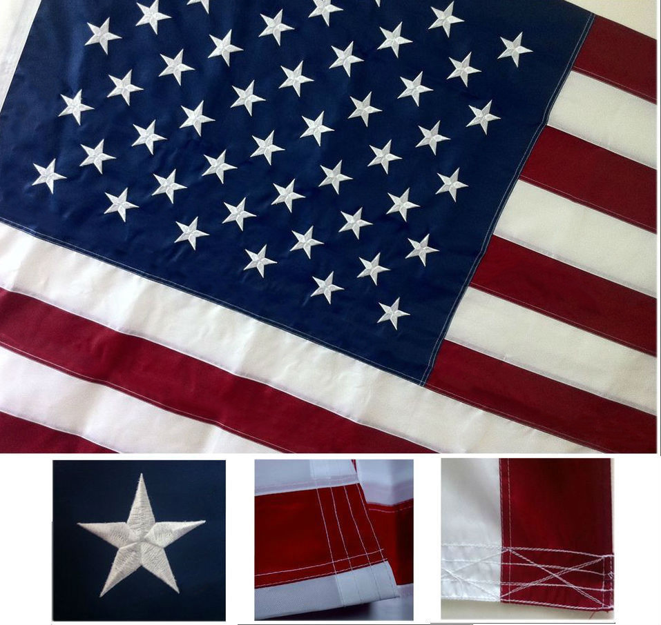 Bandiera Americana 90 X 150 Cm - In Poliestere 210D Resistente, Con Occhielli In Ottone - Per Esterni E Interni, Mostra Il Tuo Orgoglio - Foto 14