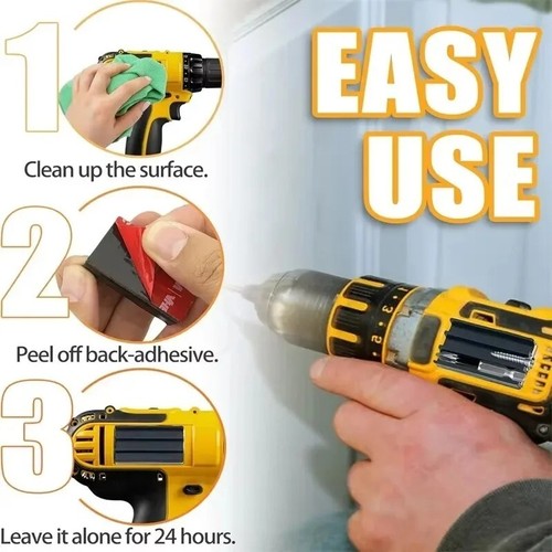 2pcs Magnetic Drill Bit Holder for Impact Drivers and Drills has Strong Adhesive - Picture 5 of 8