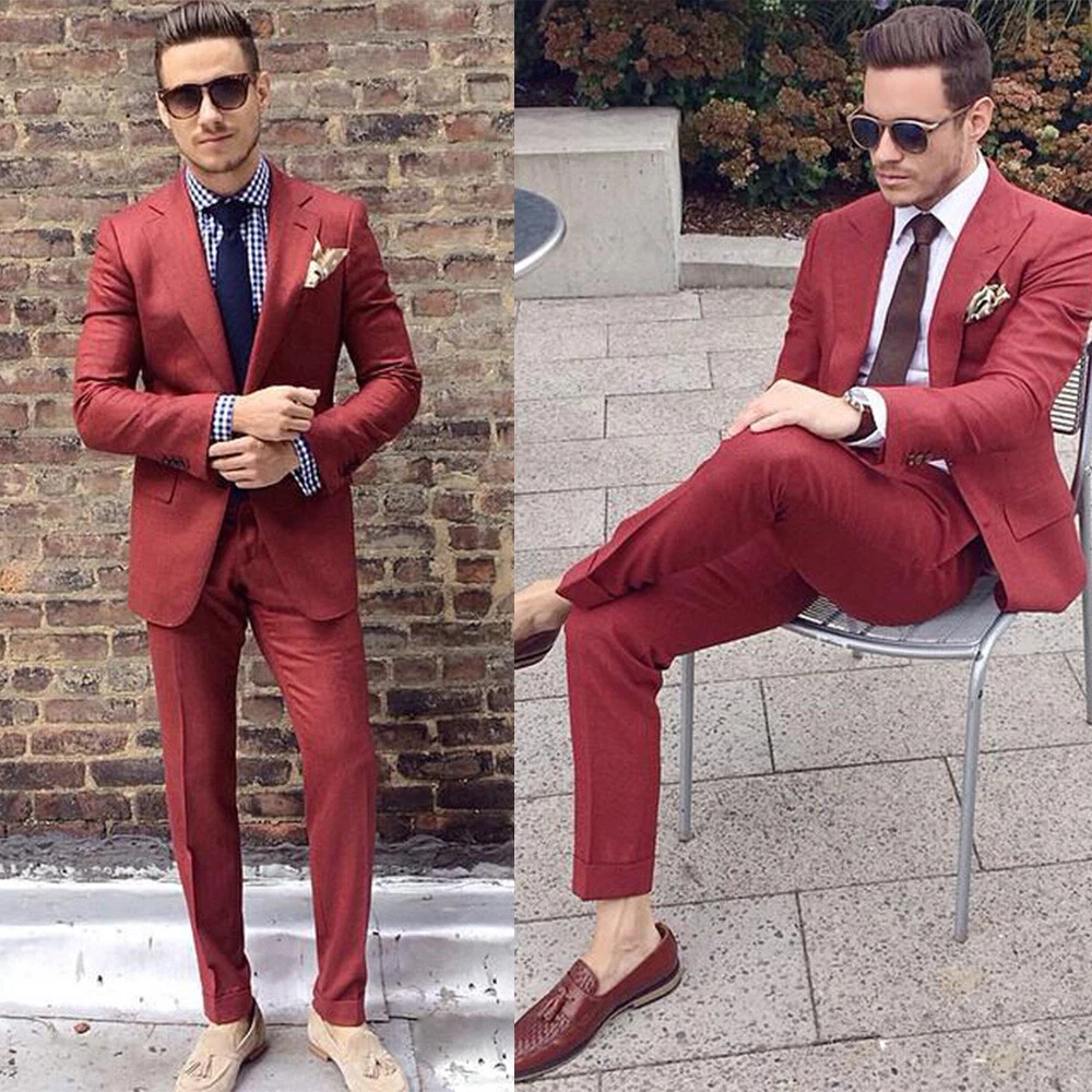 The Red Rockets | Men's Red Suit Pants