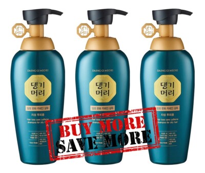 DAENG GI MEO RI - Hair Loss Care Caffeine Shampoo For Oily Hair, 13.5fl.oz 3PACK