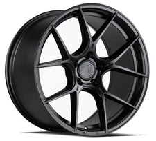 19x9.5  +35 Aodhan AH-11 5x112 Flow Forged Matte Black Wheels (Set of 4)