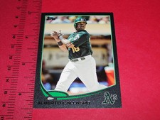 2013 TOPPS Alberto Callaspo #US241 Black SP/62 Oakland A's - Tucson SIDEWINDERS