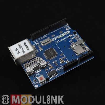 W5100 / ENC28J60 Ethernet Shield Netzwerk Modul Board Arduino MEGA, UNO, RPi