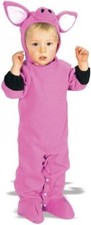 Piggy Wiggy Pink Pig Farm Animal Cute Fancy Dress Halloween Baby Child Costume