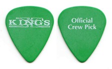 King's X Official Crew Green Tour Guitar Pick