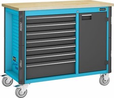 HAZET Mobile work bench 179NW-7 Drawers shallow: 6x 76x522x398 mm Drawe