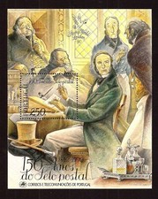 [115] Portugal, 1990, Block MNH** Rowland Hill