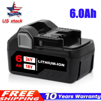 (BRAND NEW) For Metabo HPT BSL36A18 6 Ah 36V/18V Li-Ion Battery 372121M BSL36B18