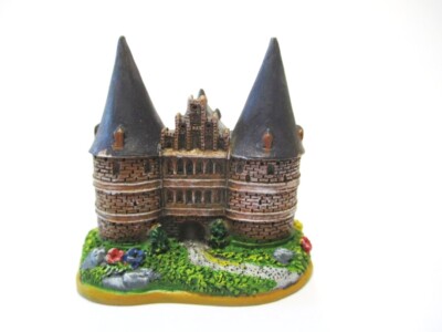 Lübeck Holstentor Modell,Souvenir Germany Deutschland,handbemalt,Neu