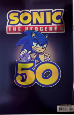 Sonic The Hedgehog #50 Gigi Dutreix SDCC FOIL Cover Comic Con