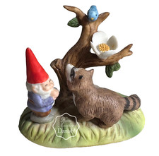 Unieboek BV Gnome Figurine, Bisque Porcelain 2.5"H Rare 1980 Rare