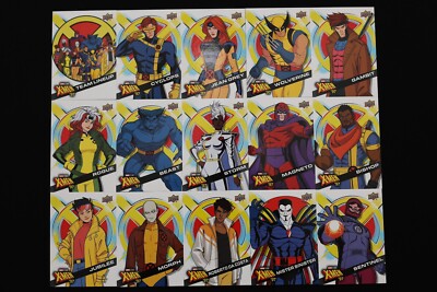 SDCC 2024 Exclusive Upper Deck Marvel X-MEN '97 Trading Card Base Set of 15