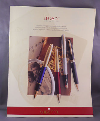Sheaffer l998 Legacy Dealer Catalog Sheet-4 pages