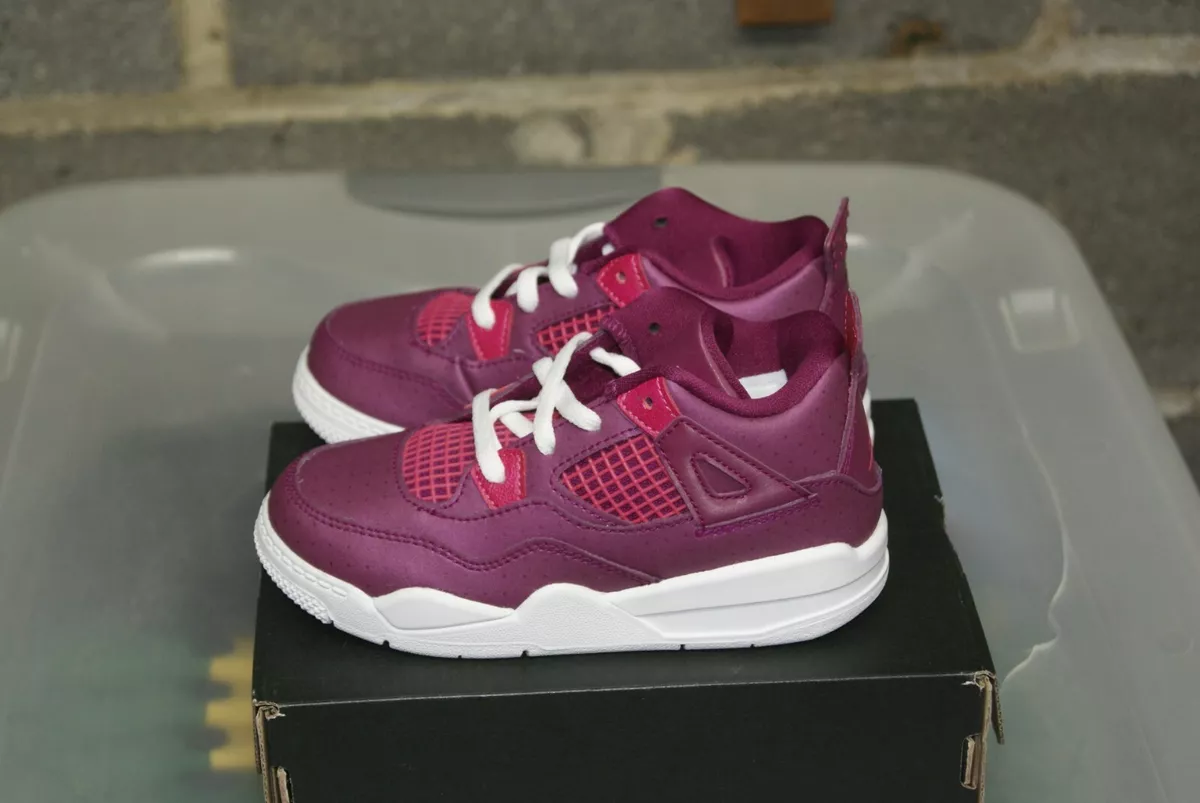 Nike Air Jordan 4 Retro (TD) True Berry Rush Pink Monsoon Blue