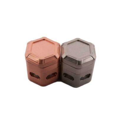 Sechseckform Kräuter Tabak Grinder 5 Stück für Erwachsene (M#10)
