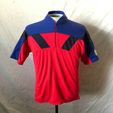 Vintage 90s Nike Echelon Cyclist Shirt Large Multi Color VTG Cycling