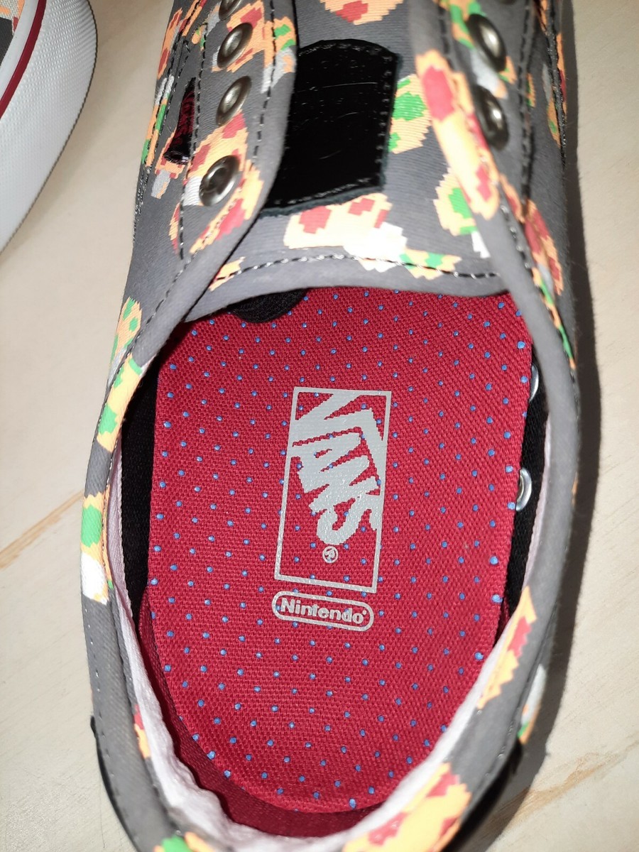 VANS Chima Ferguson Pro x Nintendo Mushrooms Canvas Sneaker 9 M/ 10.5 W Gray VANS NINTENDO Mens Skate Shoes Chima Ferguson Pro GREY  main image 4