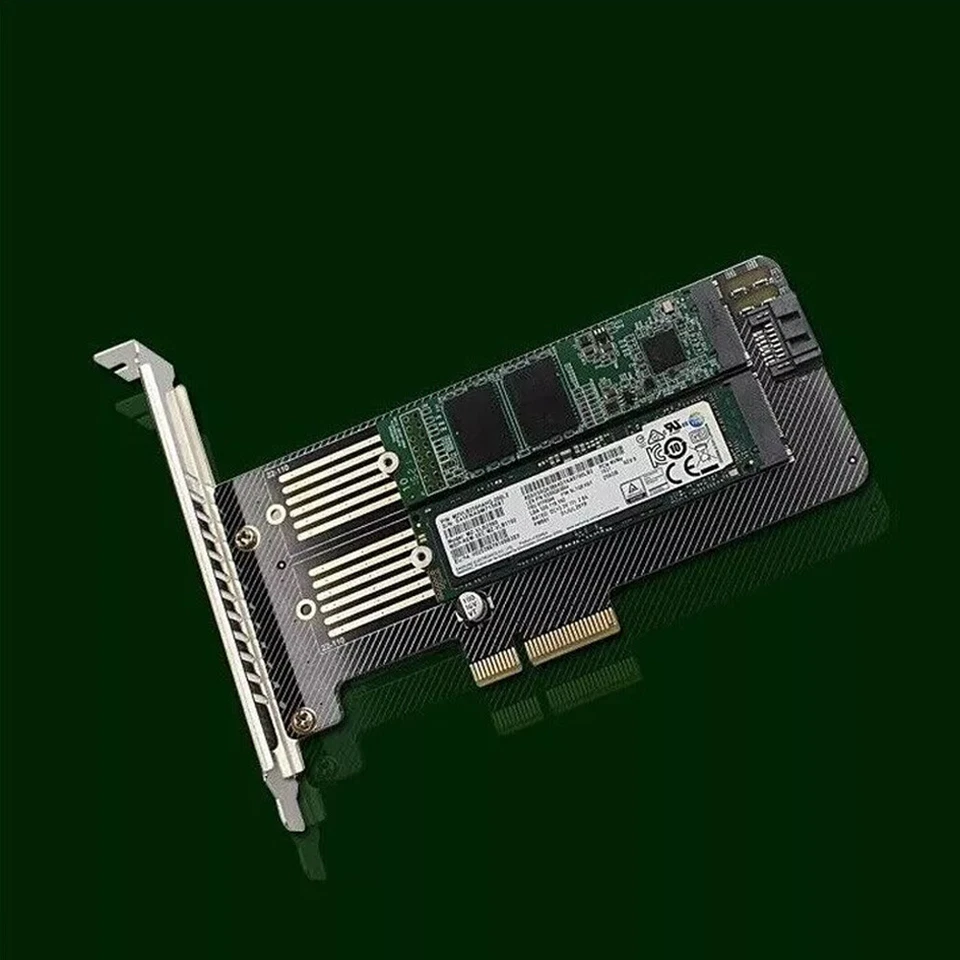 M.2 NGFF to Computer SATA 2 SSD PCI PCIe x4 x8 x16 NVMe Express Adapter Card - Image 3 of 4