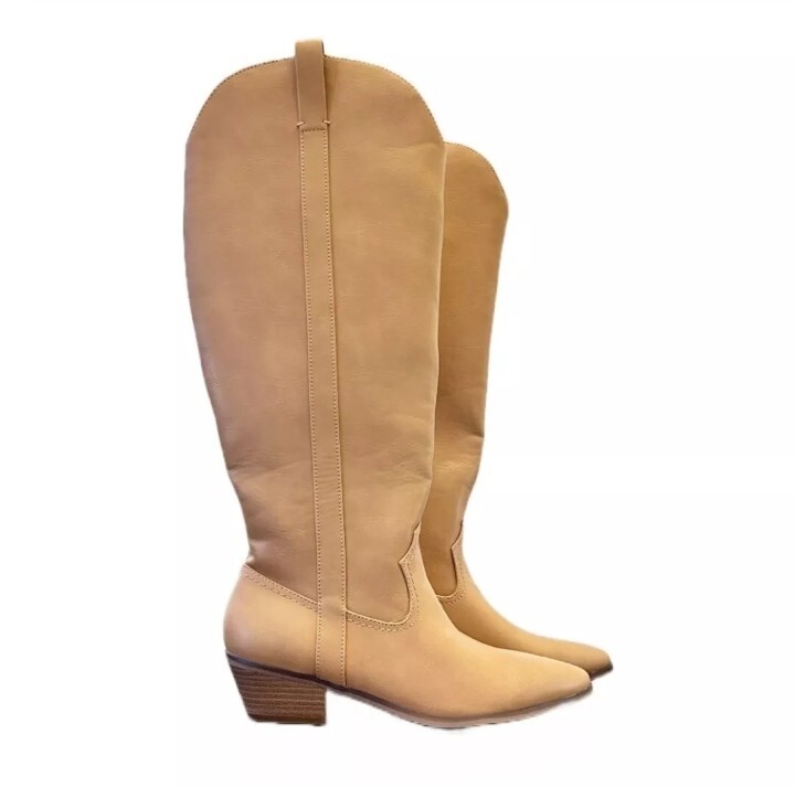 🐻 Women's Sommer Western Boots Universal Thread Light Brown