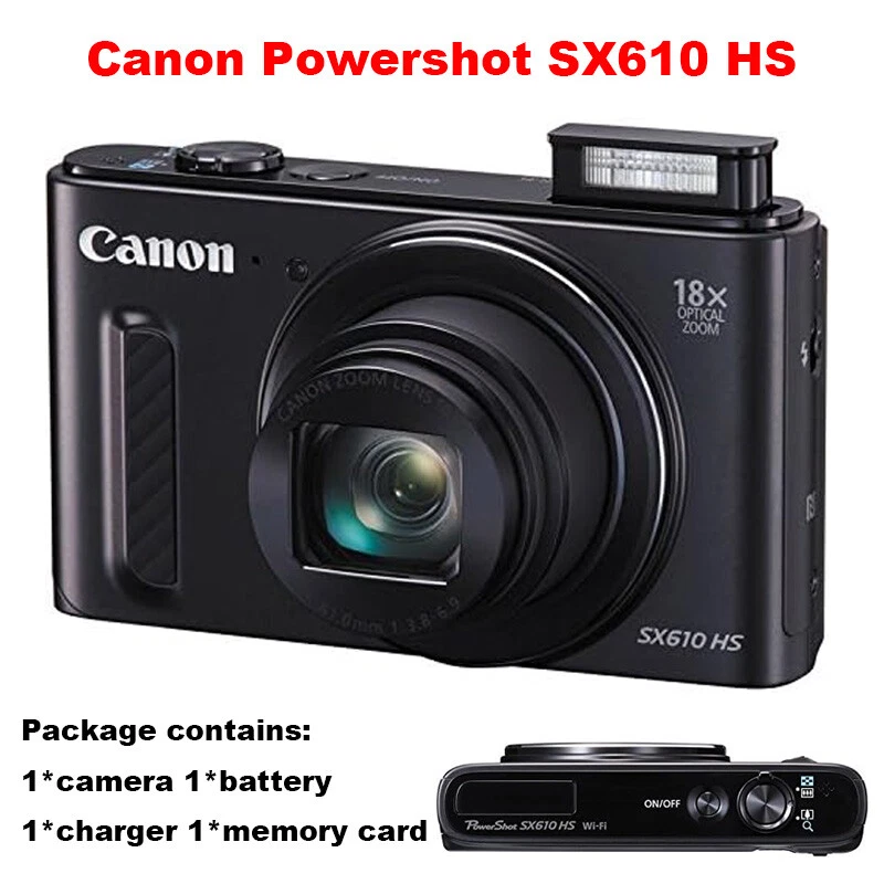 Preços baixos em Canon PowerShot SX610 HS Câmeras Digitais Canon
