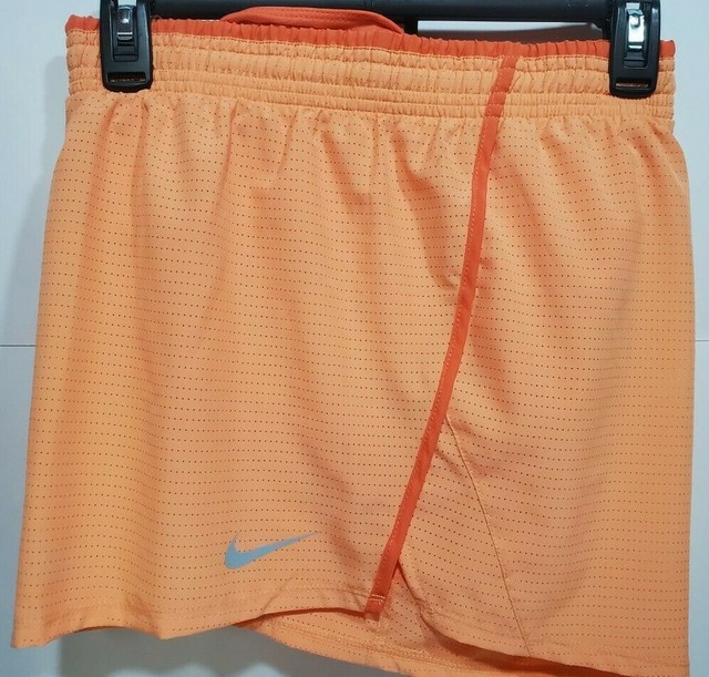 NIKE DRY Womens Running SHORTS NEW Orange Size XXL | eBay